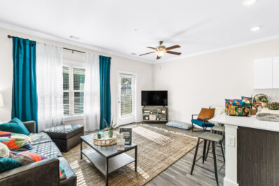 Retreat on Milledge Apartment Living area
