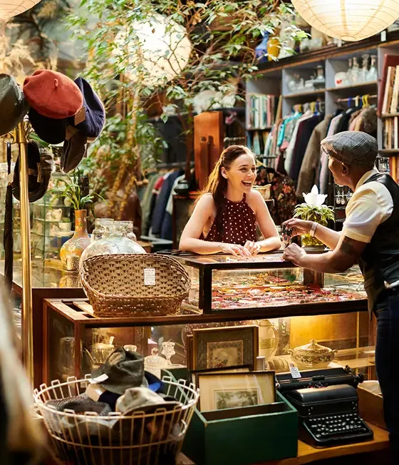Antiques shop