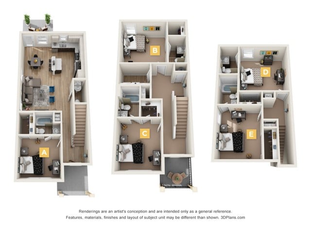 Talmadge - 5x5.5 Floor plan