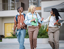 Students Walking
